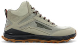 Altra Men's Lone Peak Hiker Trail Running Shoe in Khaki from the side
