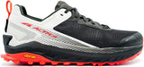 Altra Men's Olympus 4 Trail Running Shoe in Black/White from the side