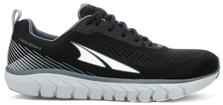 Men's Altra Provision 5 Road Running Shoe in Black/Gray from the side