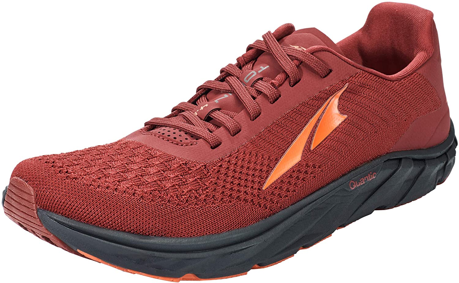 Altra Men's Torin 4.5 Plush Road Running Shoe in Dark Red from the side