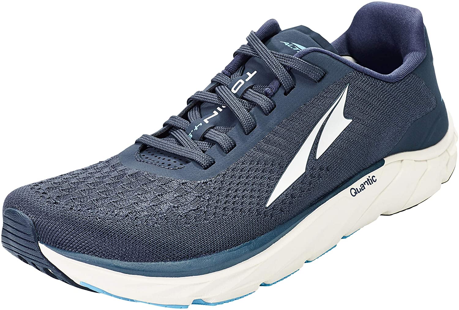 Altra Men's Torin 4.5 Plush Road Running Shoe in Majolica Blue from the side