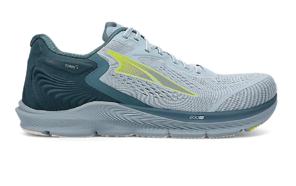 Men's Altra Torin 5 Road Running Shoe Gray/Lime