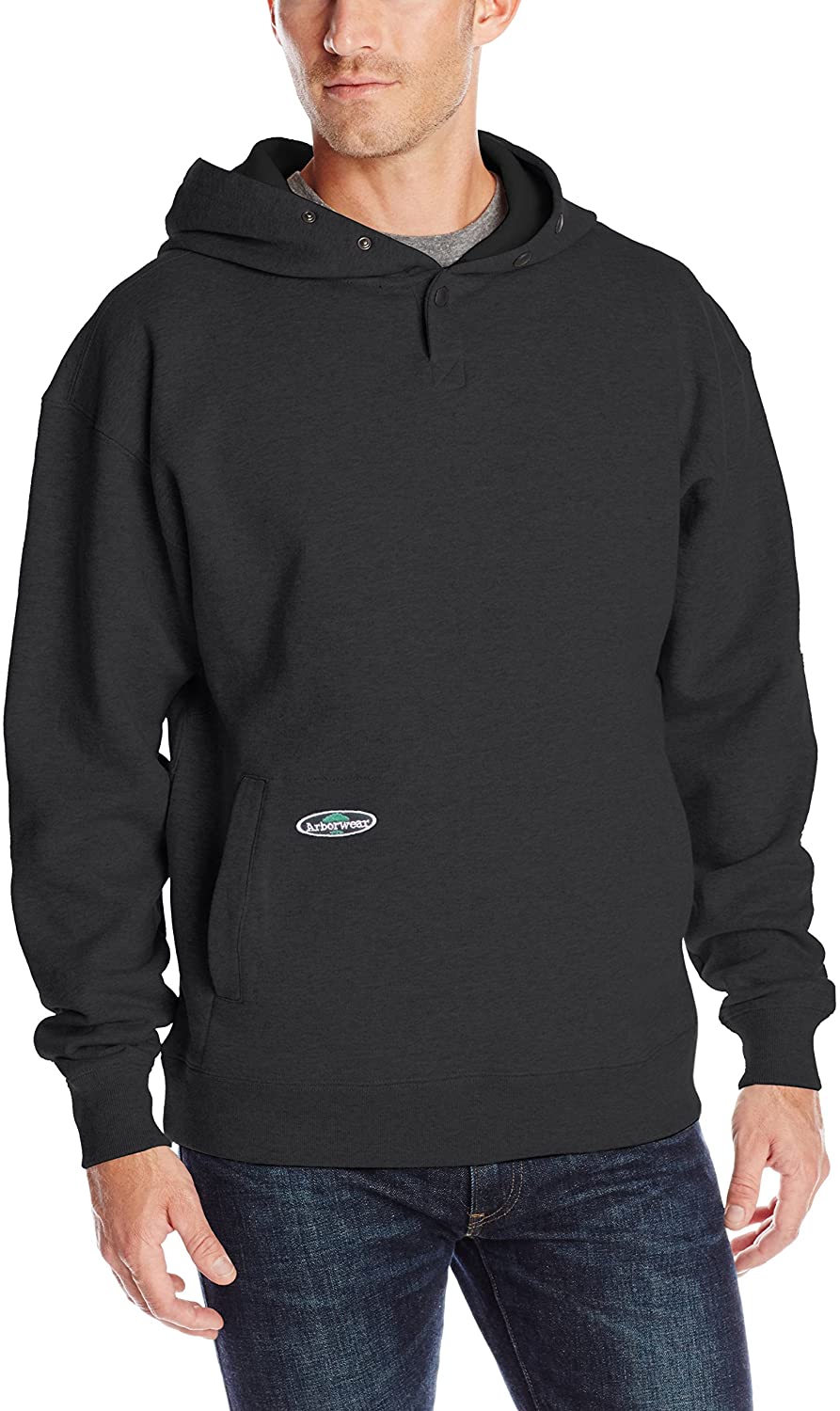 Arborwear Men's Single Thick Pullover Sweatshirt in Black from the from