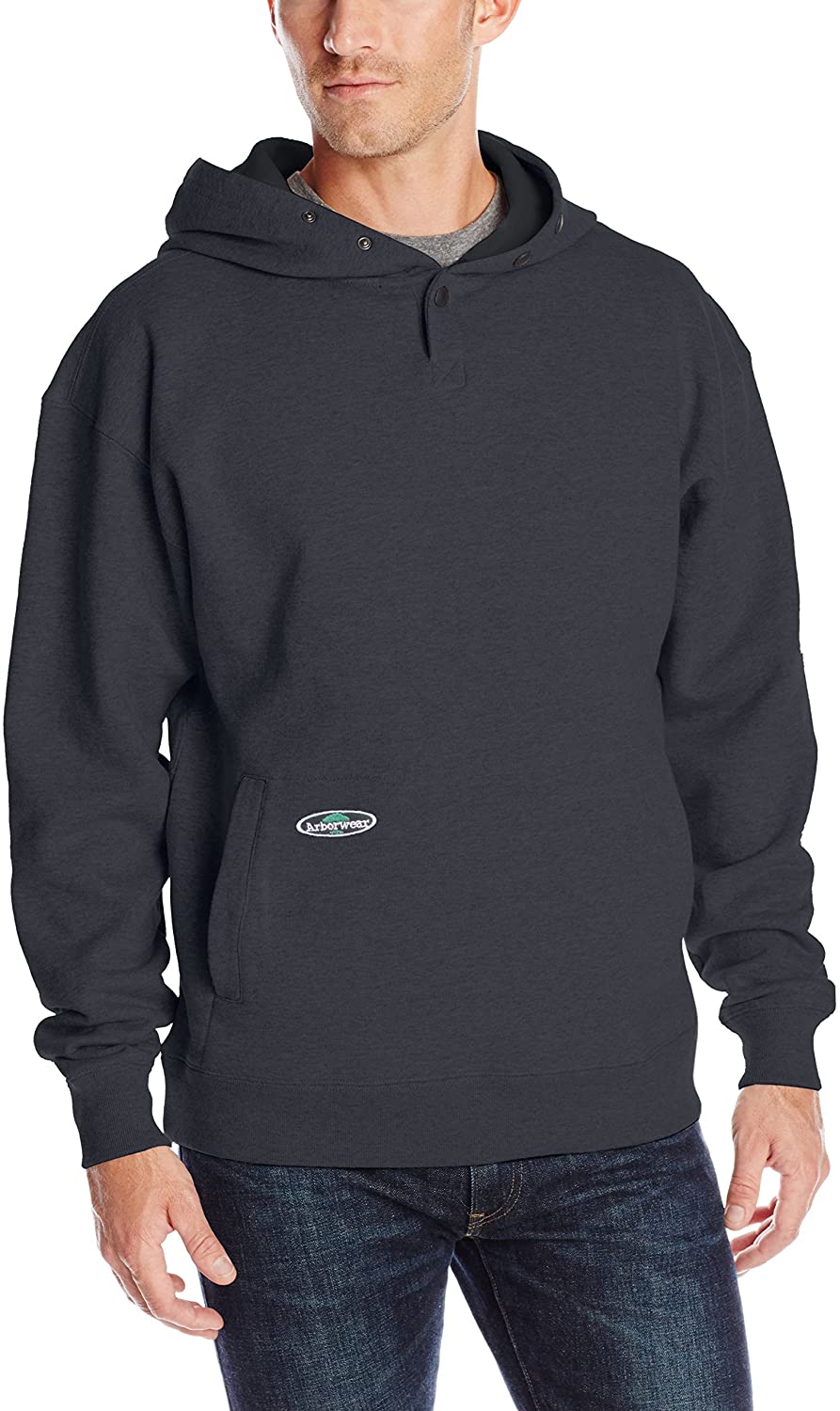 Arborwear Men's Single Thick Pullover Sweatshirt in Navy from the from