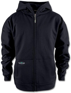 Arborwear Men's Tech Double Thick Full Zip Sweatshirt in Black from the from