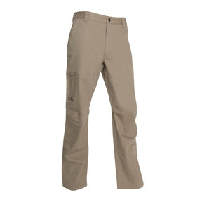 Men's Arborwear Willow Flex Pant in Driftwood from the front view