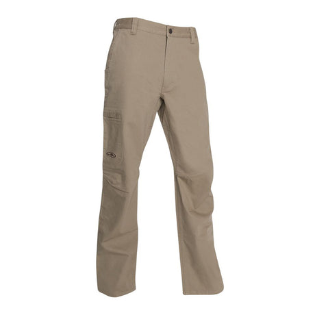 Men's Arborwear Willow Flex Pant in Driftwood from the front view