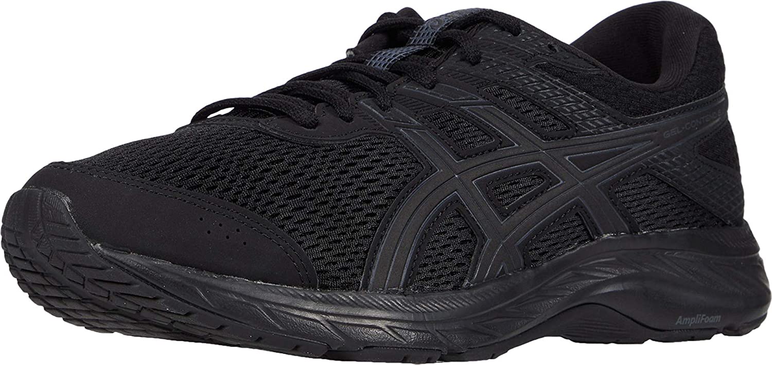 Men's Asics Gel-Contend 6 Black/Black In Front