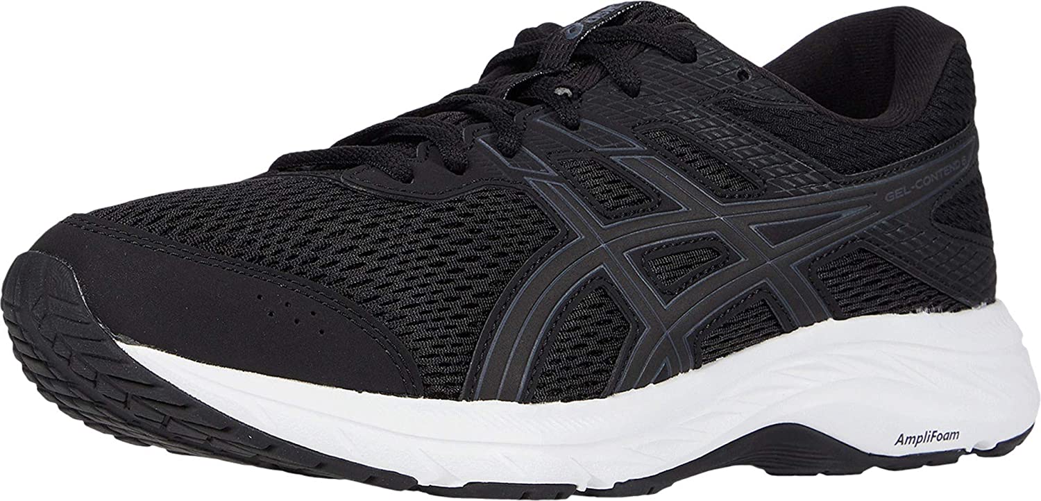 Men's Asics Gel-Contend 6 Black/Carrier Grey In Front