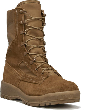 Belleville Men's C300 ST Hot Weather Steel Toe Boot in Coyote from the side