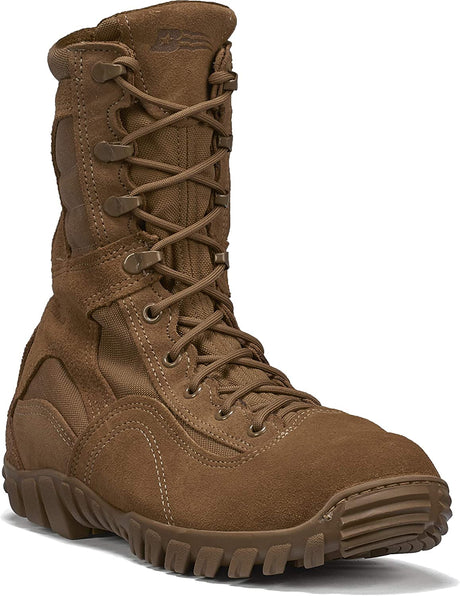 Belleville Men's SABRE C333 Hot Weather Hybrid Assault Boot in Coyote from the side