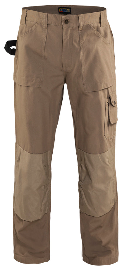 Men's Blaklader Bantam Work Pant in Antique Khaki view from the front