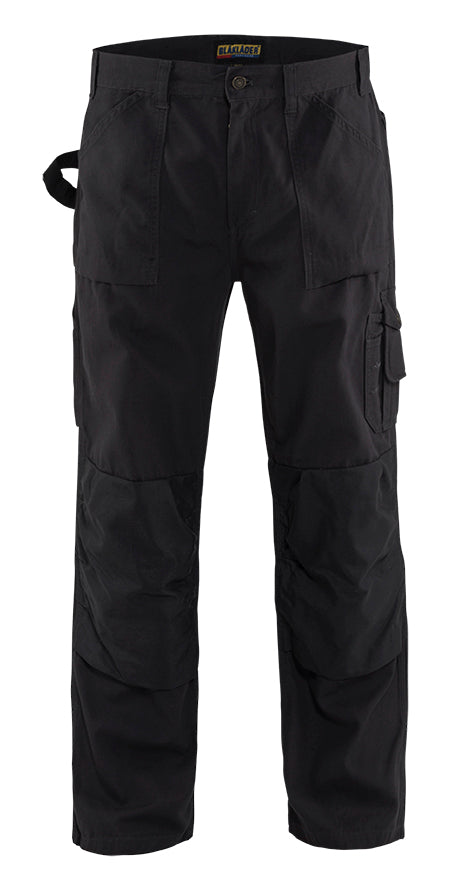 Men's Blaklader Bantam Work Pant in Black view from the front