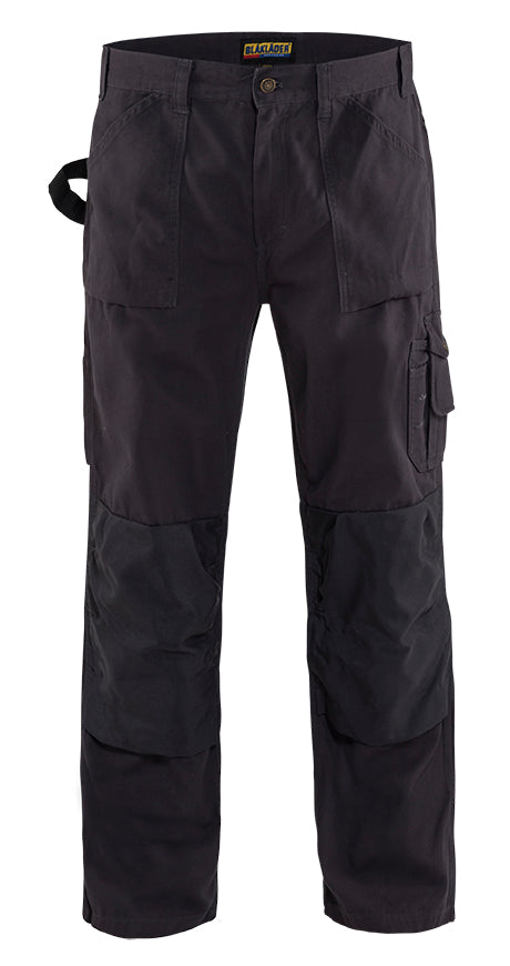 Men's Blaklader Bantam Work Pant in Steel Blue view from the front