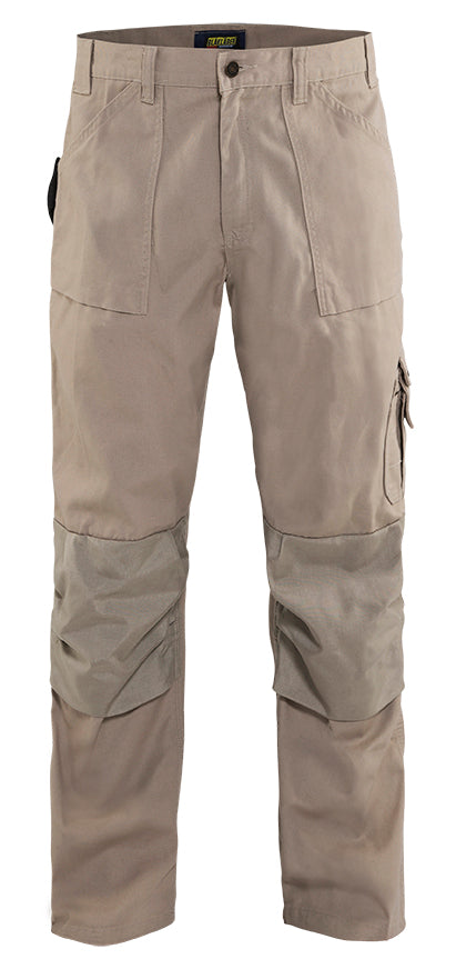 Men's Blaklader Bantam Work Pant in Stone view from the front