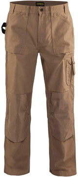 Men's Blaklader Brawny Work Pant in Antique Khaki view from the front