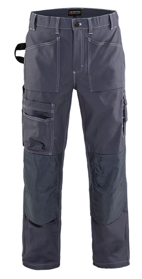 Men's Blaklader Floorlayer Pant in Grey Craftsmen from the front view