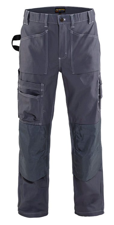 Men's Blaklader Floorlayer Pant in Grey Craftsmen from the front view