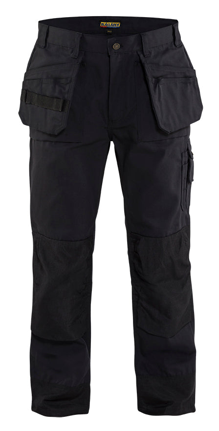 Men's Blaklader Heavy Worker Pant in Black view from the front