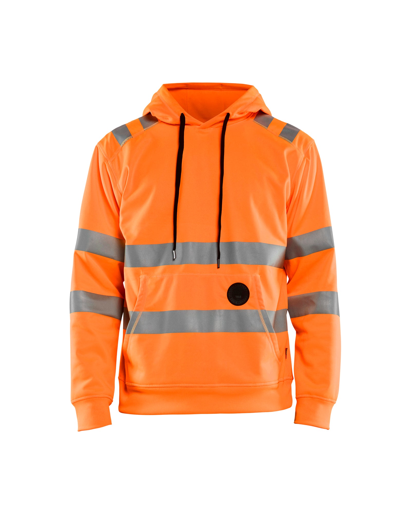 Men's Blaklader Hi-Vis Sweatshirt in Hi Vis Orange High Vis from the front