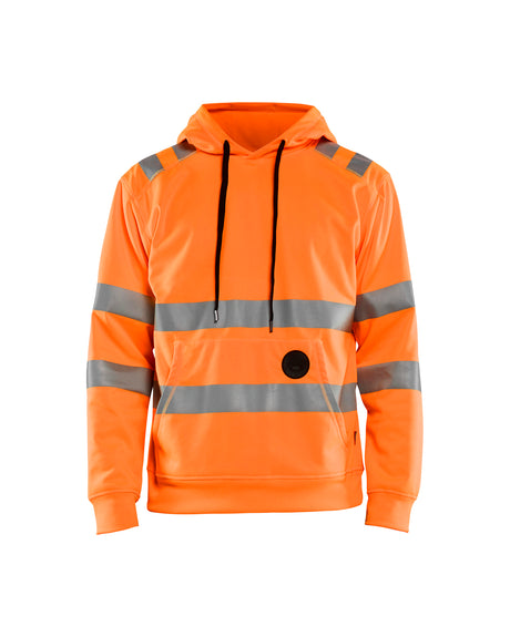 Men's Blaklader Hi-Vis Sweatshirt in Hi Vis Orange High Vis from the front