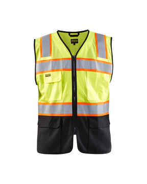 Men's Blaklader Hi-Vis Vest in Yellow/Black High Vis from the front