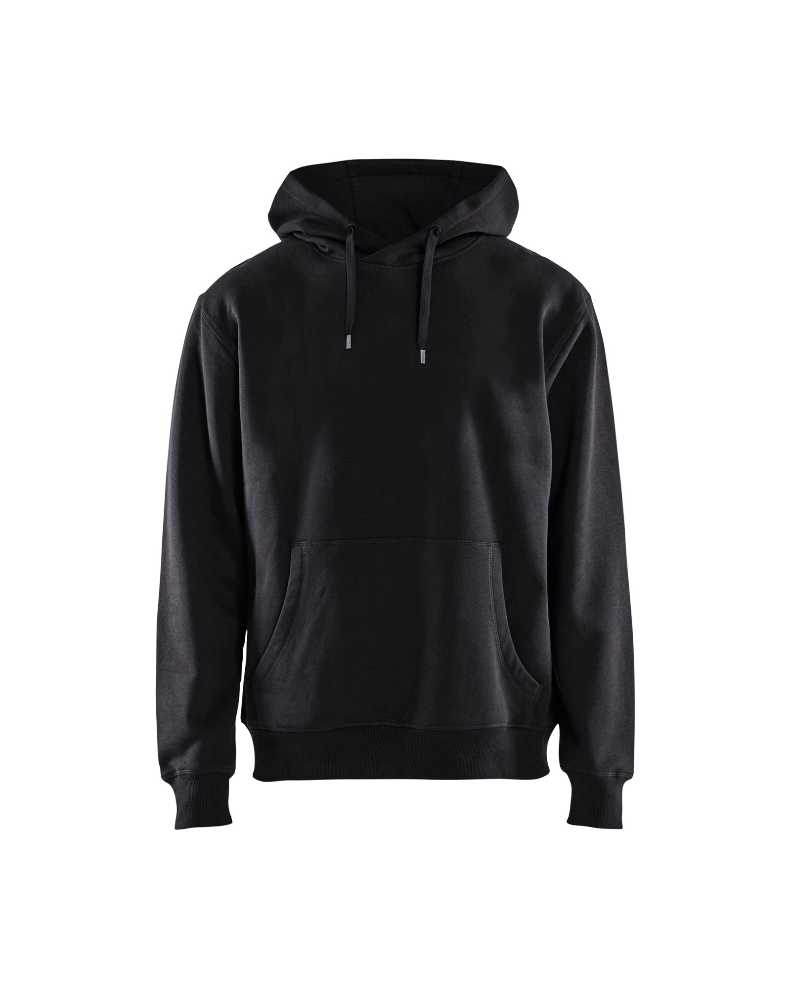 Men's Blaklader Hooded Sweatshirt in Black Profile from the front