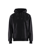 Men's Blaklader Hooded Sweatshirt in Black Profile from the front