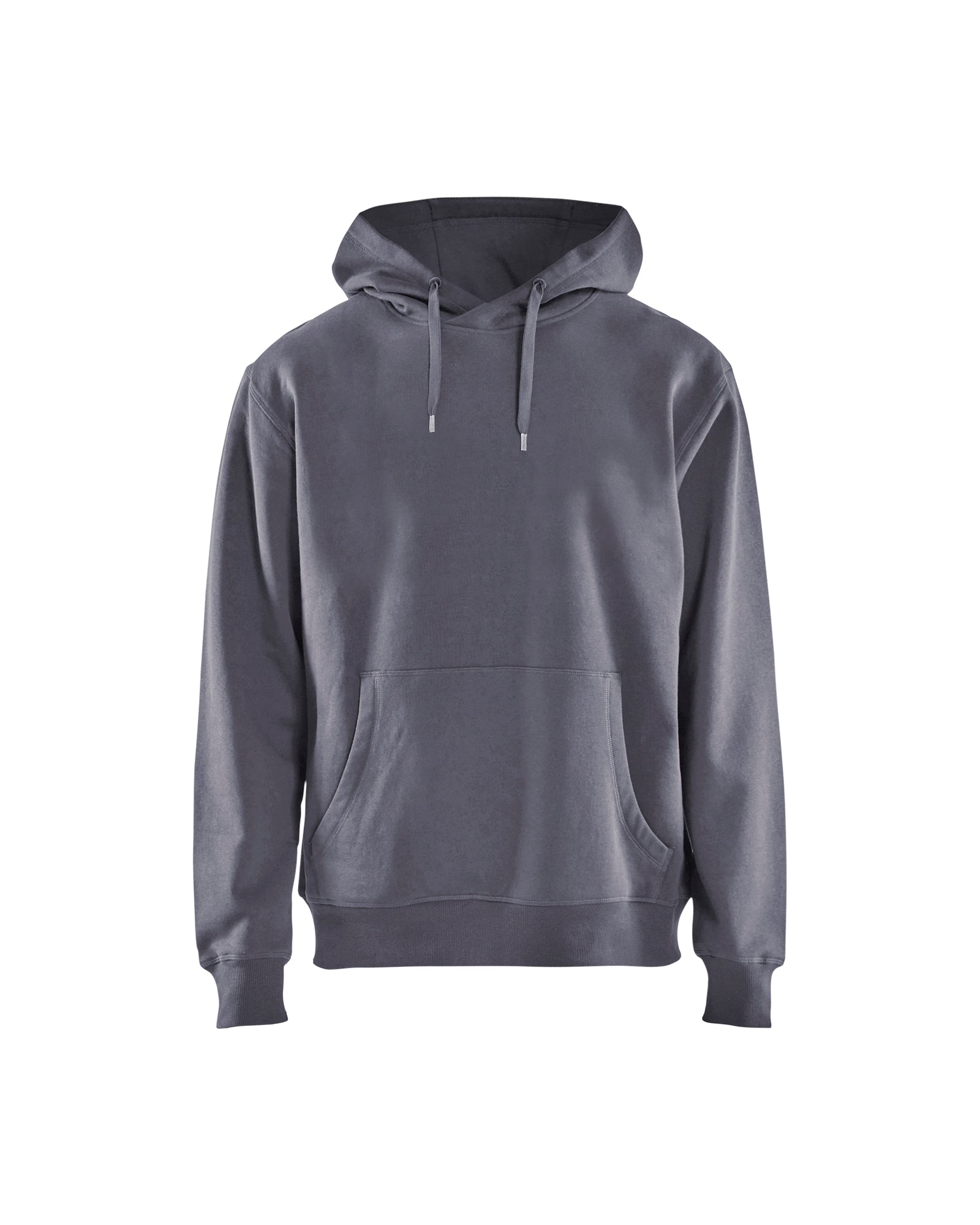 Men's Blaklader Hooded Sweatshirt in Grey Profile from the front