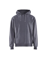 Men's Blaklader Hooded Sweatshirt in Grey Profile from the front