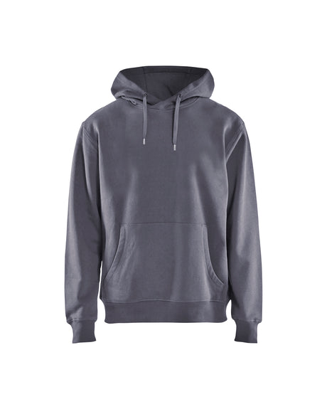Men's Blaklader Hooded Sweatshirt in Grey Profile from the front