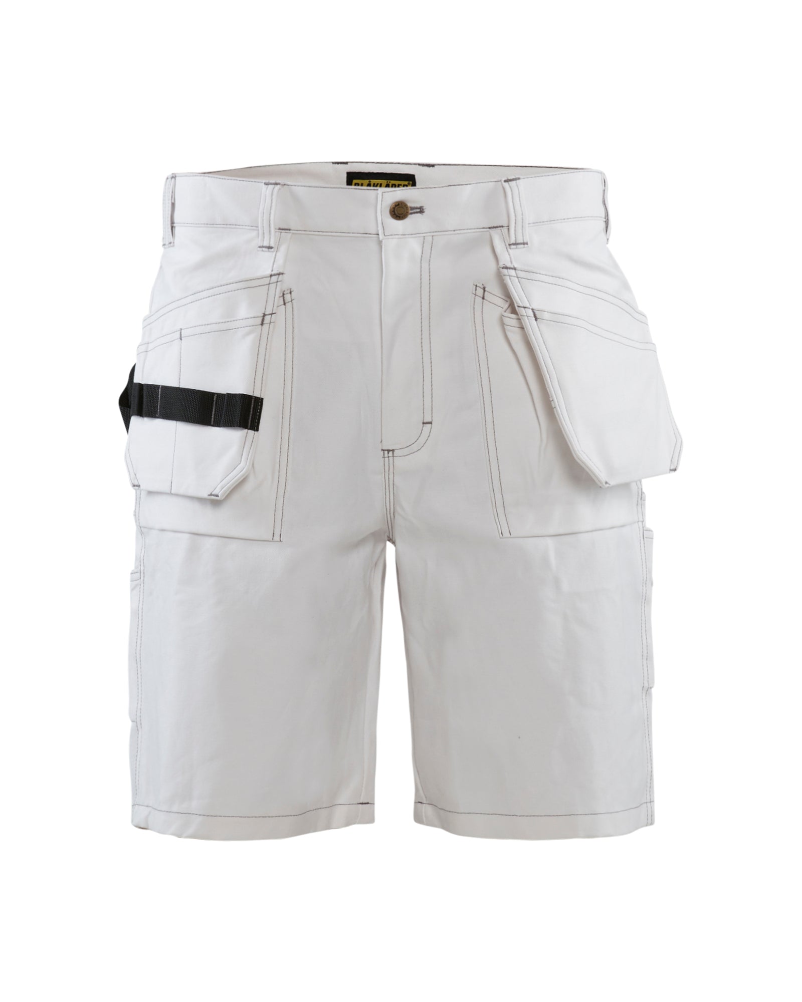 Men's Blaklader Painters Work Short in White Painter from the front view