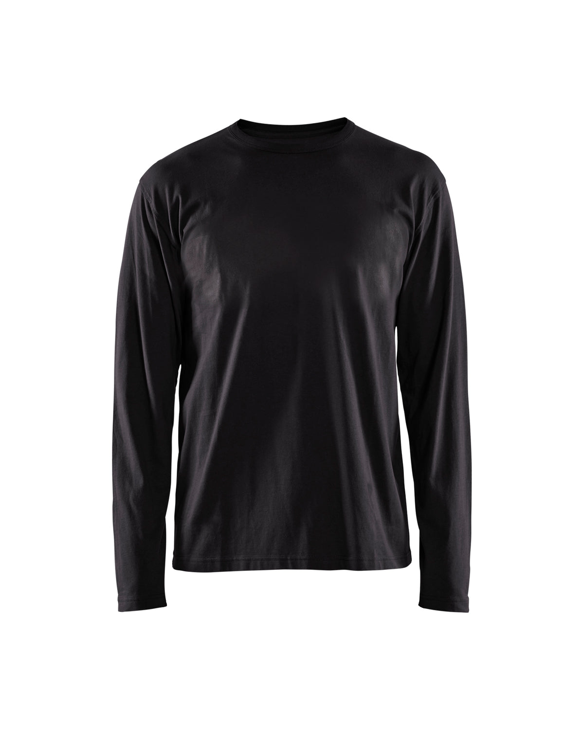 Men's Blaklader US Long Sleeves T-Shirt in Black from the front view