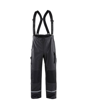 Men's Blaklader US Rain Pant in Black Rainclothes from the front view
