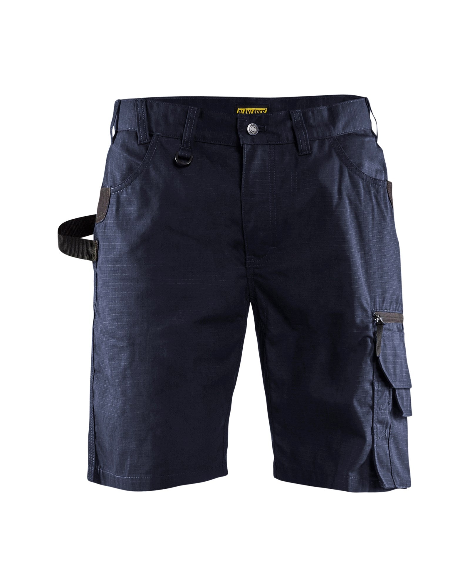 Men's Blaklader US Ripstop Short in Navy blue Craftsmen from the front view