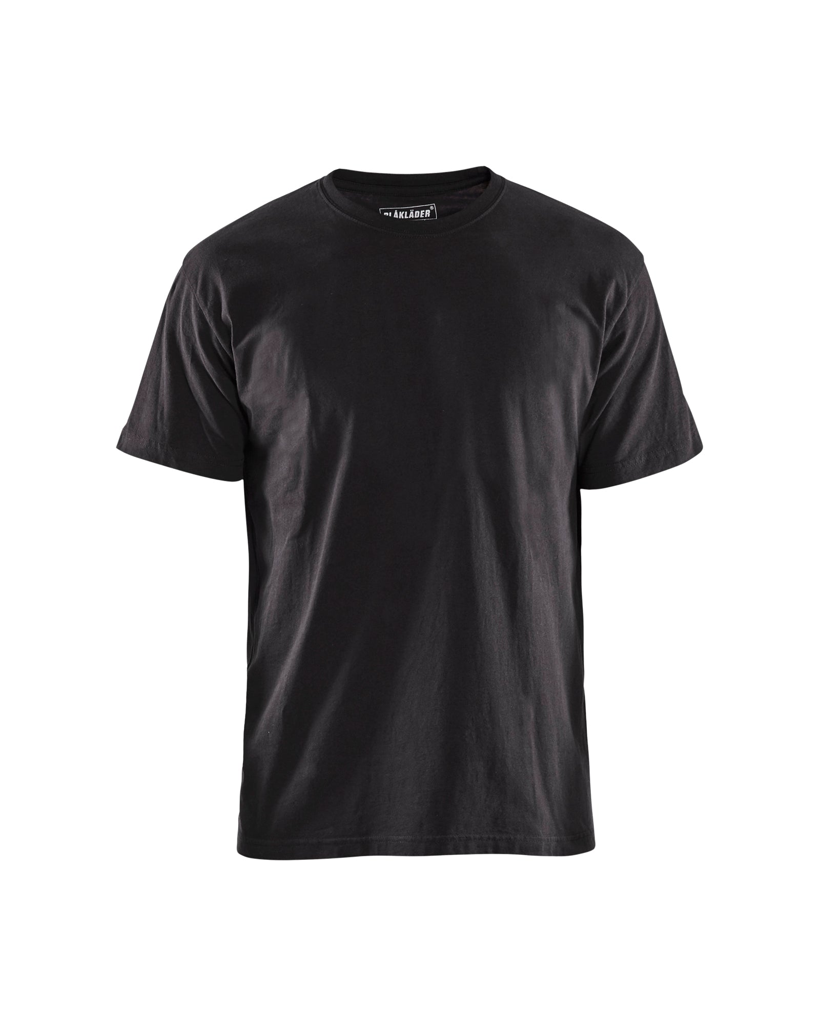 Men's Blaklader US Short Sleeves T-Shirt in Black from the front view
