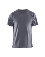 Men's Blaklader US Short Sleeves T-Shirt in Grey from the front view