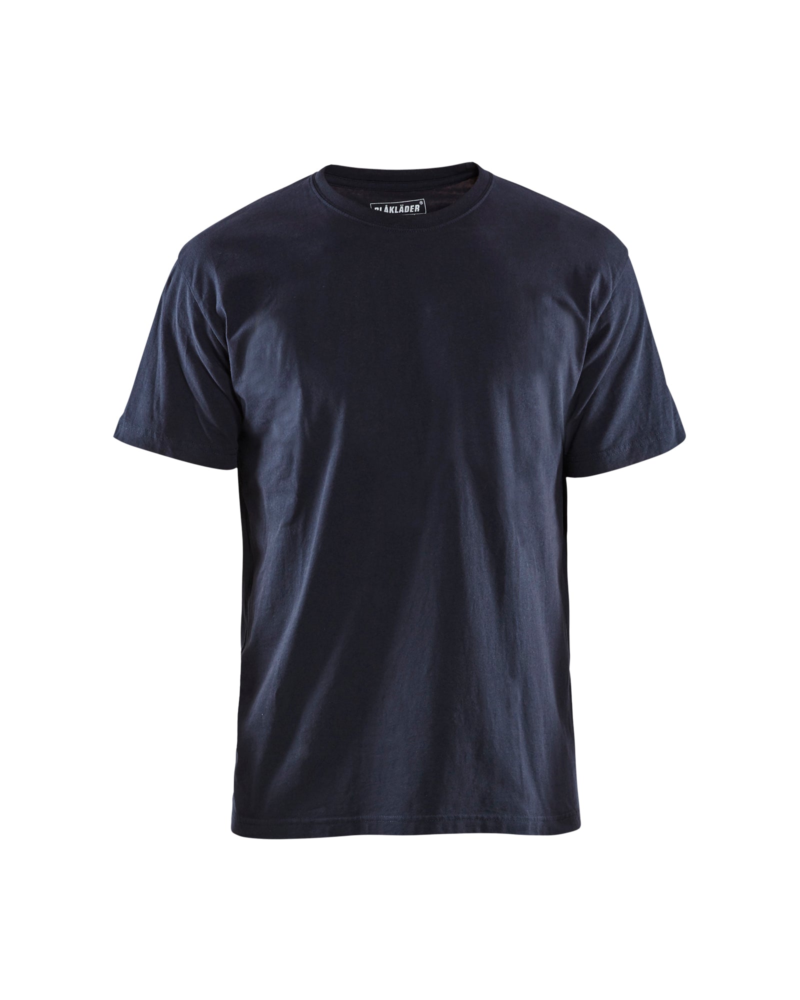Men's Blaklader US Short Sleeves T-Shirt in Navy Blue from the front view