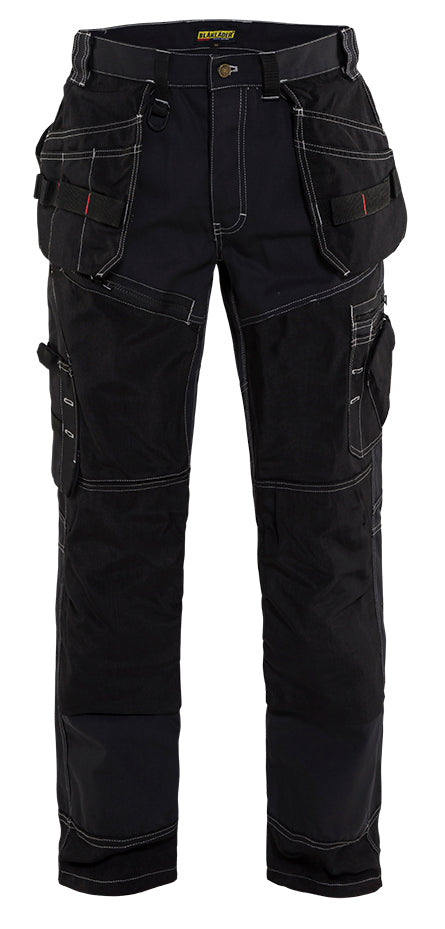 Men's Blaklader X1600 Pant in Black Craftsmen from the front view