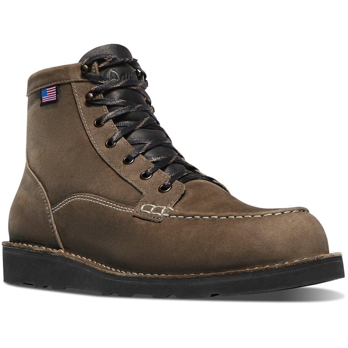 Danner Men's Bull Run Lux Lifestyle Boot in Vintage Sterling from the side