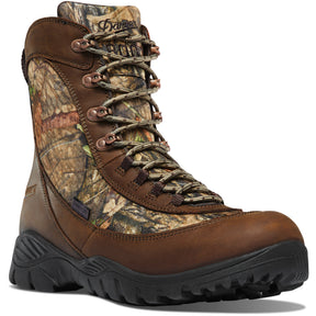 Danner Men's Element 8" 800G Waterproof Hunting Boot in Mossy Oak Break-Up Country from the side