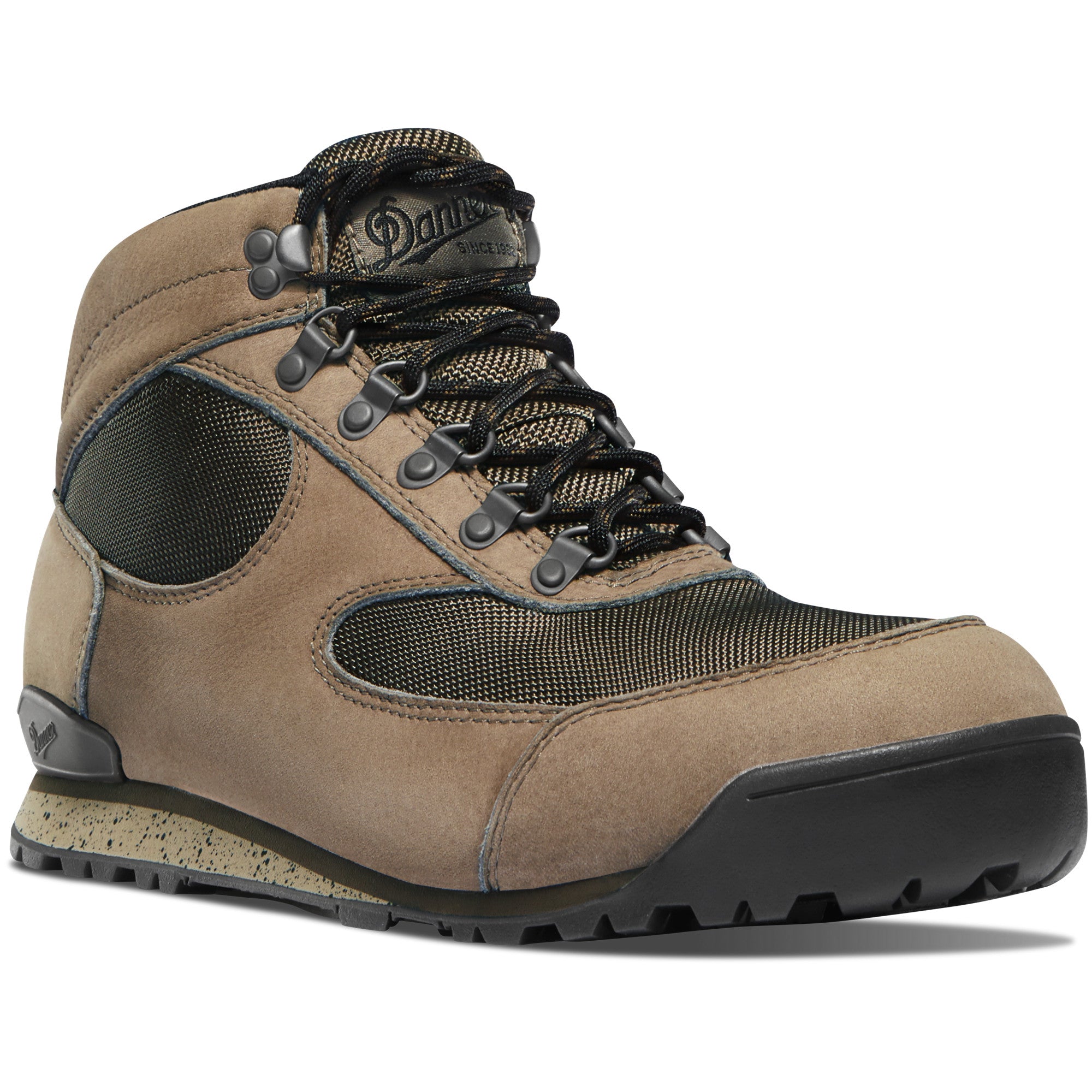Danner Men's Jag 4.5" Waterproof Hiking Boot in Sandy Taupe from the side