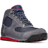 Danner Men's Jag 4.5" Waterproof Hiking Boot in Steel Gray/Blue Wing from the side