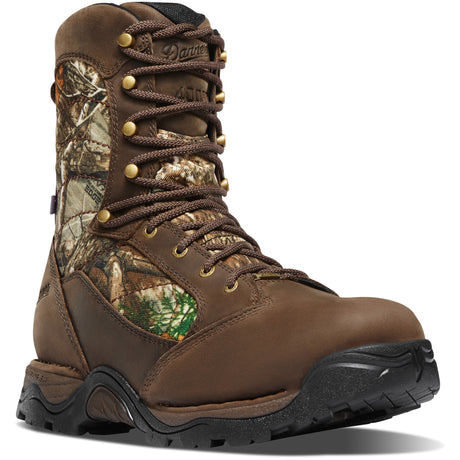 Danner Men's Pronghorn 8" 1200G Waterproof Hunting Boot in Realtree Edge from the side
