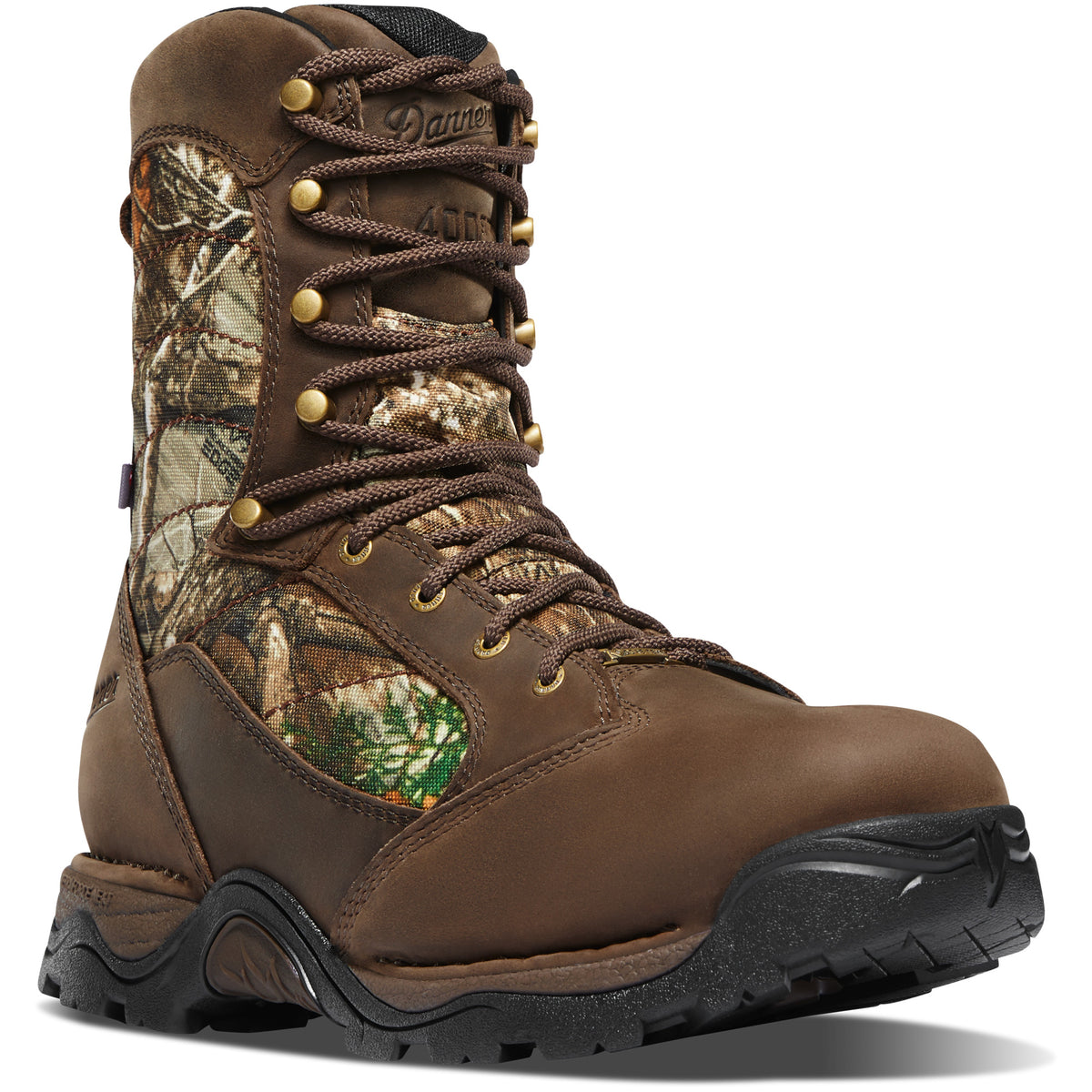 Danner Men's Pronghorn 8" 400G Hunting Boot in Realtree Edge from the side