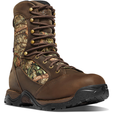 Danner Men's Pronghorn 8" 800G Waterproof Hunting Boot in Mossy Oak Break-Up Country from the side