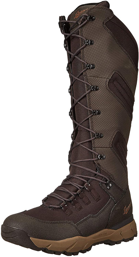 Men's Danner Vital 17" Snake Boot in Brown from the side