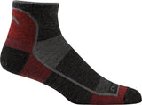 Men's Darn Tough 1/4 Sock Light Sock in Team DTV from the side view