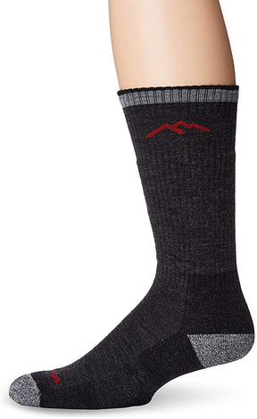 Men's Darn Tough Hiker Boot Midweight with Cushion Sock in Black