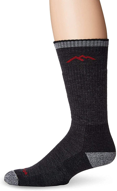 Men's Darn Tough Hiker Boot Midweight with Cushion Sock in Black